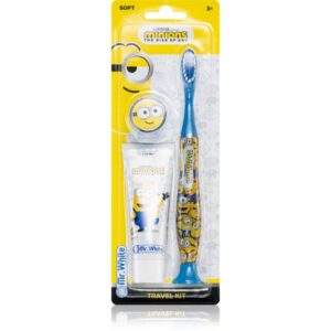 Minions Travel Kit set pentru îngrijirea dentară pentru copii 3y+-ro