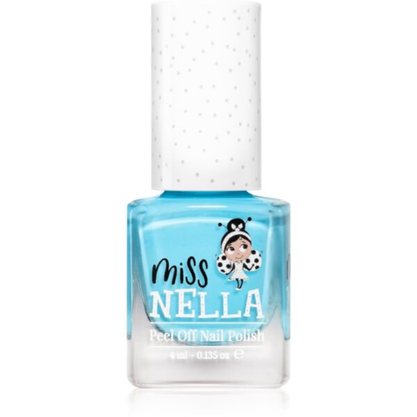 Miss Nella Peel Off Nail Polish lac de unghii pentru copii MN01 Mermaid Blue 4 ml-Țena