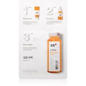 Missha 3-Step mască iluminatoare în 3 pași 25 g-ro