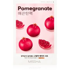 Missha Airy Fit Pomegranate masca de celule cu efect balsamic si revigorant 19 g-ro