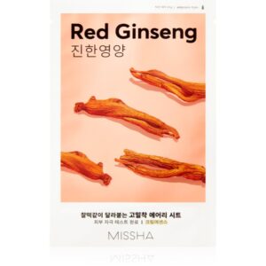 Missha Airy Fit Red Ginseng Masca hidratanta cu efect revitalizant sub forma de foaie 19 g-ro