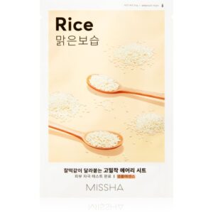 Missha Airy Fit Rice masca de celule cu efect de curatare si reimprospatare 19 g-ro