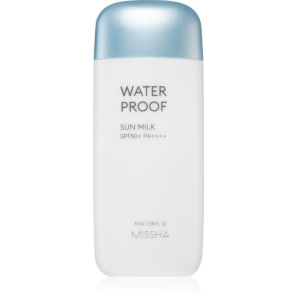 Missha All Around Safe Block Waterproof Sun Milk lapte de corp pentru soare rezistent la apa SPF 50+ 70 ml-ro