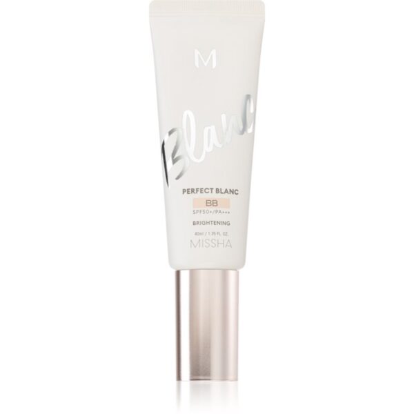 Missha M Perfect Blanc crema BB cu efect de iluminare SPF 50+ culoare No.19 Rosy 40 ml-Țena
