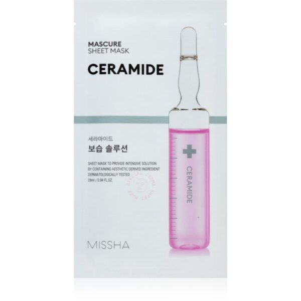 Missha Mascure Ceramide mască textilă nutritivă 28 ml-ro