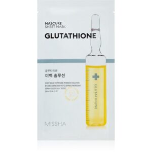 Missha Mascure Glutathione mască textilă iluminatoare 28 ml-ro