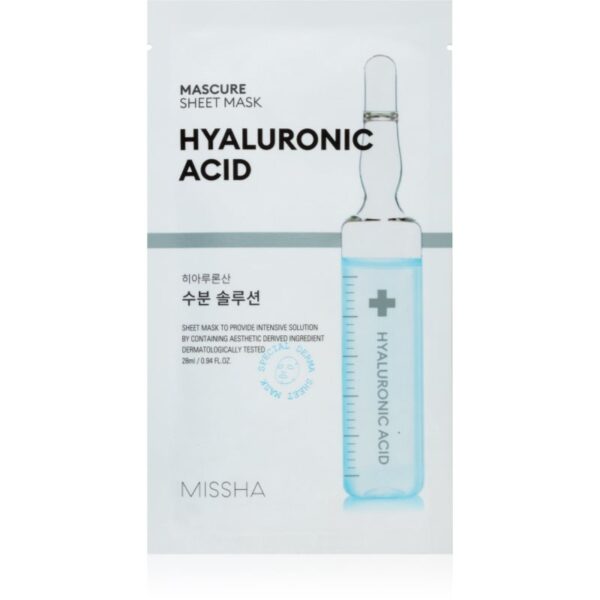 Missha Mascure Hyaluronic Acid mască textilă hidratantă 28 ml-ro