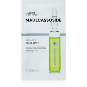 Missha Mascure Madecassoside mască textilă de îngrijire pentru piele sensibila si iritabila 28 ml-ro