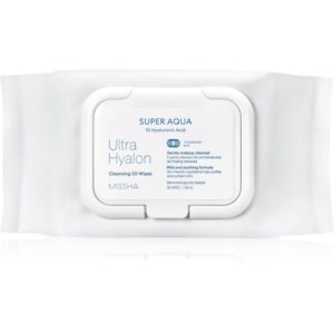 Missha Super Aqua 10 Hyaluronic Acid Servetele demachiante 30 buc-ro