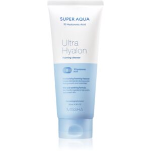 Missha Super Aqua 10 Hyaluronic Acid crema hidratanta pentru curatare 200 ml-ro