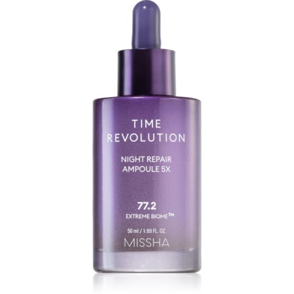 Missha Time Revolution Night Repair Ampoule tratament de noapte intensiv cu efect antirid 50 ml-ro