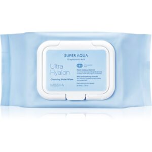 Missha Ultra Hyalon șervețele demachiante pentru make-up cu acid hialuronic 30 buc-ro