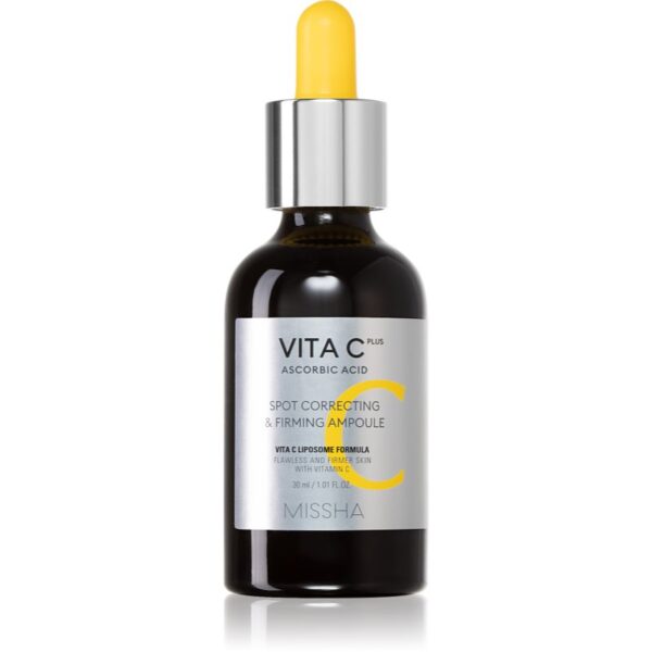 Missha Vita C Plus ser antioxidant pentru un ten mai ferm impotriva petelor 30 ml-ro
