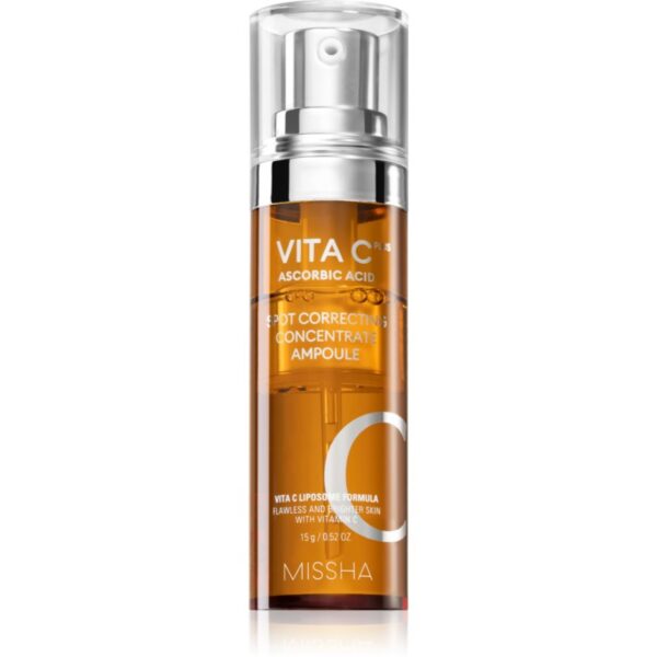 Missha Vita C Plus ser stralucire cu vitamina C impotriva petelor 15 g-ro