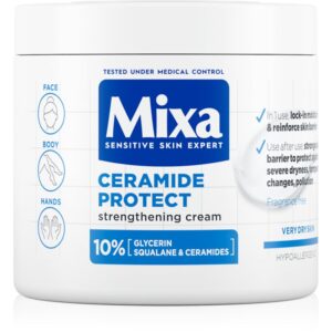 Mixa Ceramide Protect cremă de corp regeneratoare pentru piele sensibila 400 ml-ro