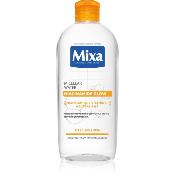 Mixa Niacinamide Glow apa cu particule micele pentru o piele mai luminoasa 400 ml-Țena