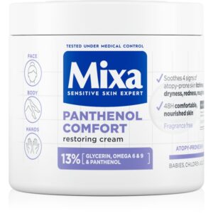 Mixa Panthenol Comfort cremă de corp regeneratoare pentru piele uscata spre atopica 400 ml-ro