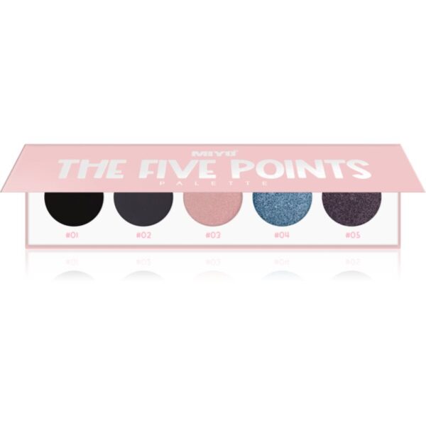 Miyo Eyeshadow The five points paletă cu farduri de ochi culoare 1 buc-ro