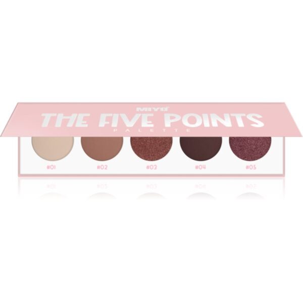 Miyo Eyeshadow The five points paletă cu farduri de ochi culoare 11 Femine flame 1 buc-ro