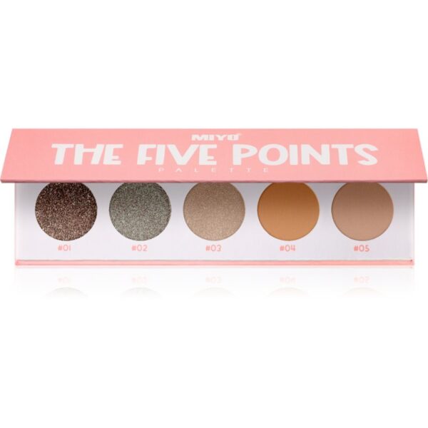 Miyo Eyeshadow The five points paletă cu farduri de ochi culoare 15 Consequences 1 buc-Țena
