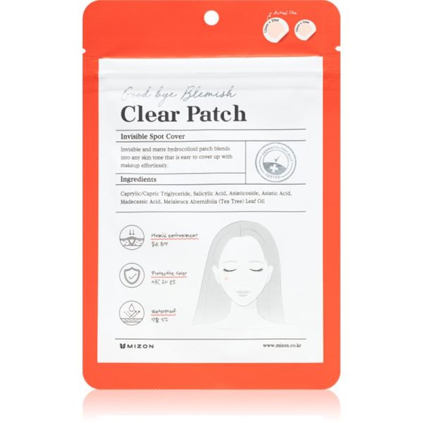 Mizon Good Bye Blemish Clear Patch plasture de curatare impotriva acneei 44 buc-ro
