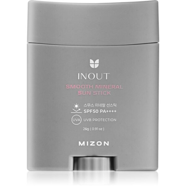 Mizon Inout Smooth Mineral Sun Stick crema de minerale pentru fata si zone sensibile stick SPF 50+ 26 g-Țena