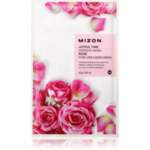 Mizon Joyful Time Rose mască textilă hidratantă pentru micsorarea porilor 23 g-ro