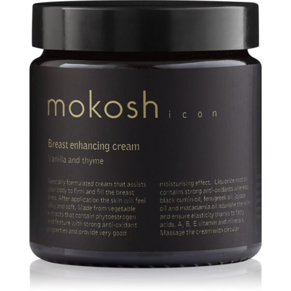 Mokosh Icon Vanilla & Thyme crema ce ofera fermitate bustului 120 ml-ro