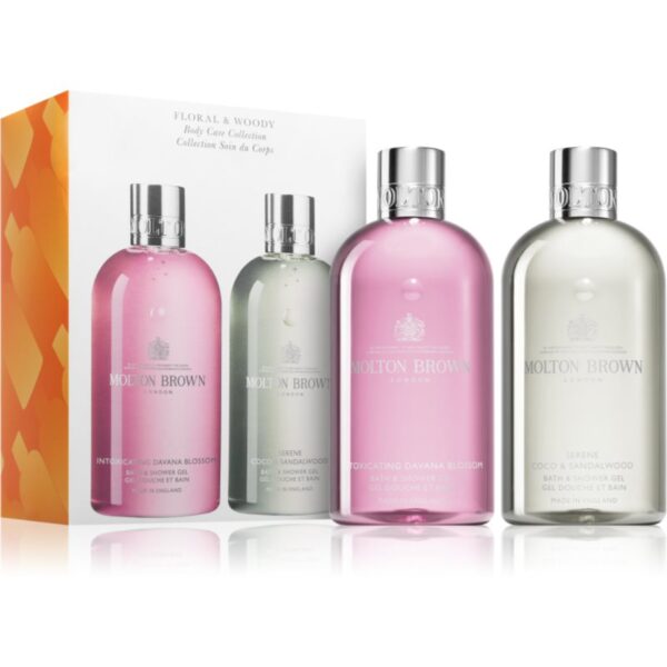 Molton Brown Floral & Woody Set set cadou pentru baie 2 buc-Țena