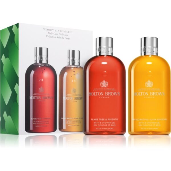 Molton Brown Woody & Aromatic Body Care Duo set cadou-ro