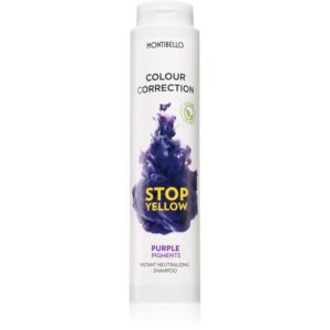 Montibello Colour Correction Stop Yellow sampon pentru par blond si decolorat neutralizeaza tonurile de galben 300 ml-ro