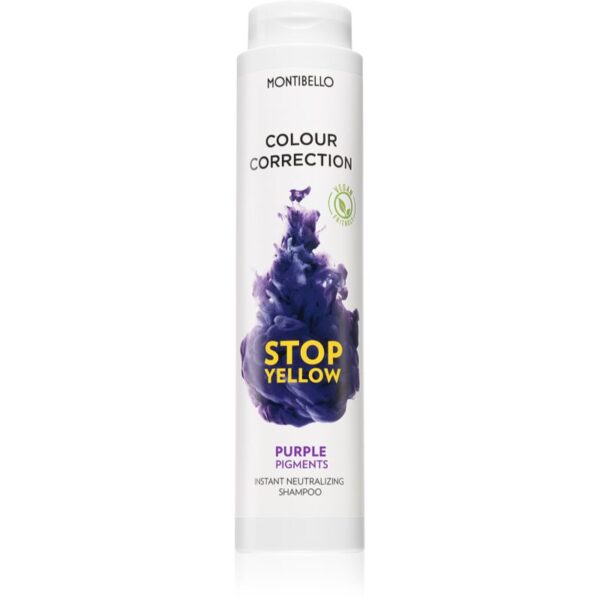 Montibello Colour Correction Stop Yellow sampon pentru par blond si decolorat neutralizeaza tonurile de galben 300 ml-ro