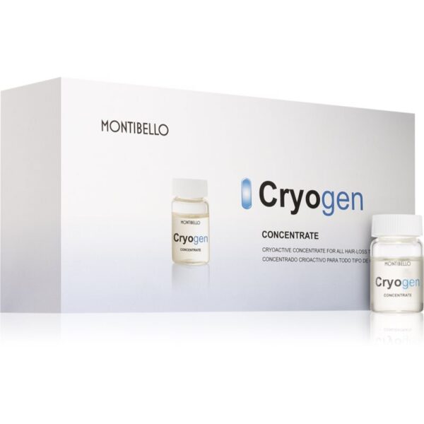 Montibello Cryogen Concentrate tratament pentru stimularea creșterii părului și anti-cădere cu aplicator 10x7 ml-ro