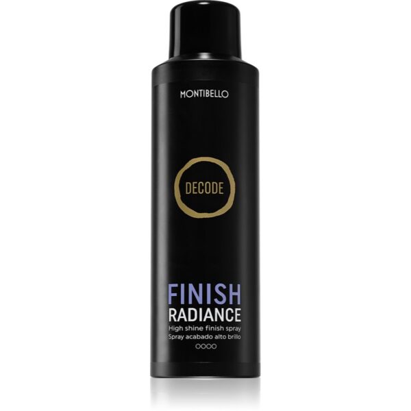 Montibello Decode Finish Radiance Spray Spray uscare rapidă a părului pentru stralucire 200 ml-Țena