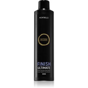 Montibello Decode Finish Ultimate Spray fixativ pentru păr cu fixare foarte puternică rezistent la umezeala 400 ml-Țena