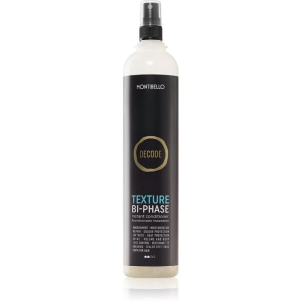 Montibello Decode Texture BI-PHASE balsam (nu necesita clatire) pentru par usor de pieptanat 400 ml-Țena