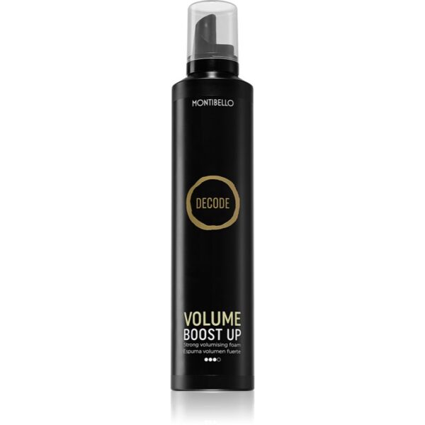 Montibello Decode Volume Boost Up spumă de styling cu fixare foarte puternica 300 ml-ro