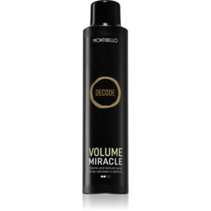 Montibello Decode Volume Miracle Spray spray volumizant pentru uscarea prin suflare și coafatul final al părului 250 ml-ro