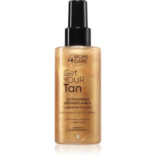 More4Care Get Your Tan Body Mist pentru stralucire 150 ml-ro