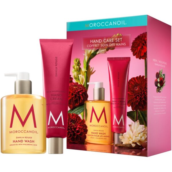 Moroccanoil Body Dahlia Rouge set cadou de maini-Țena