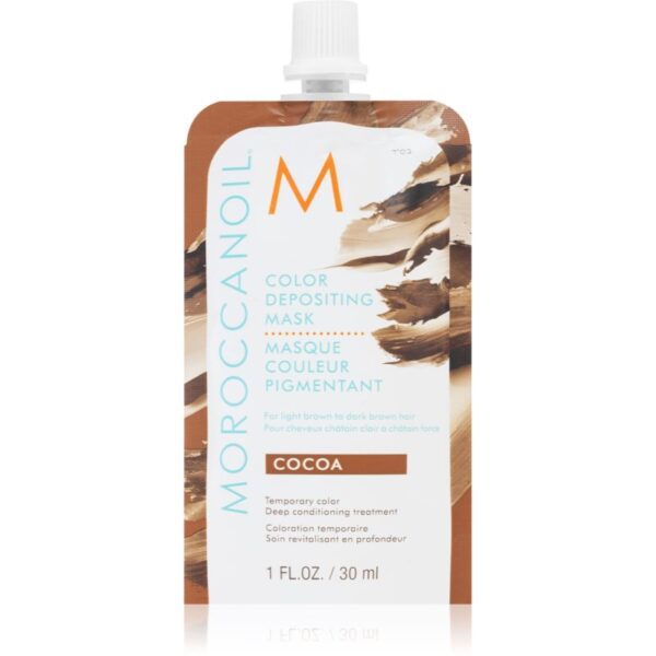 Moroccanoil Color Depositing mască fină de hrănire fără pigmenți permanenți de culoare Cocoa 30 ml-ro