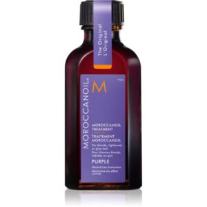 Moroccanoil Treatment Purple ulei hrănitor pentru părul blond şi gri 50 ml-ro