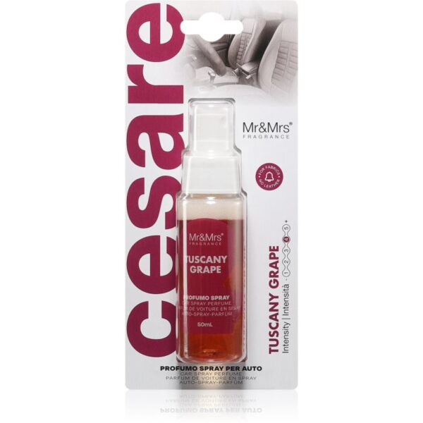 Mr & Mrs Fragrance Cesare Tuscany Grape odorizant de camera pentru mașină 50 ml-ro