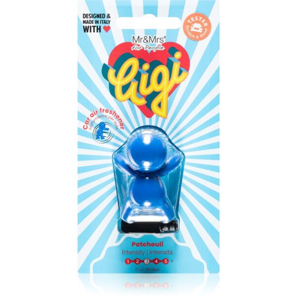 Mr & Mrs Fragrance Gigi Patchouli parfum pentru masina 1 buc-Țena