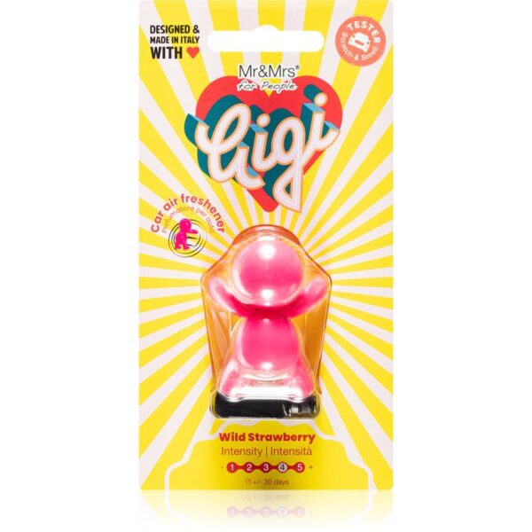Mr & Mrs Fragrance Gigi Wild Srawberry parfum pentru masina 1 buc-Țena