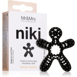 Mr & Mrs Fragrance Niki Cedar Wood parfum pentru masina rezervă 1 buc-ro