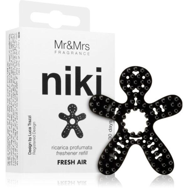 Mr & Mrs Fragrance Niki Fresh Air parfum pentru masina rezervă 1 buc-ro