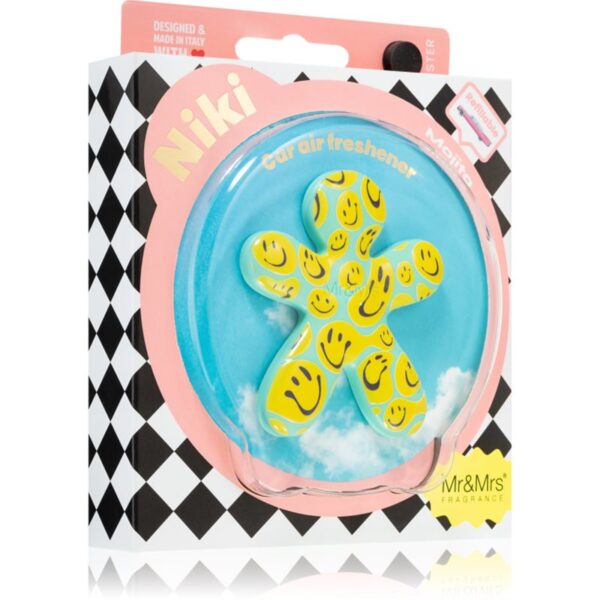 Mr & Mrs Fragrance Niki Mojito parfum pentru masina 1 buc-Țena