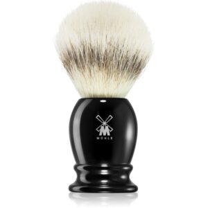 Mühle CLASSIC Silvertip Fibre® Black Resin Pamatuf pentru barbierit Medium 1 buc-ro