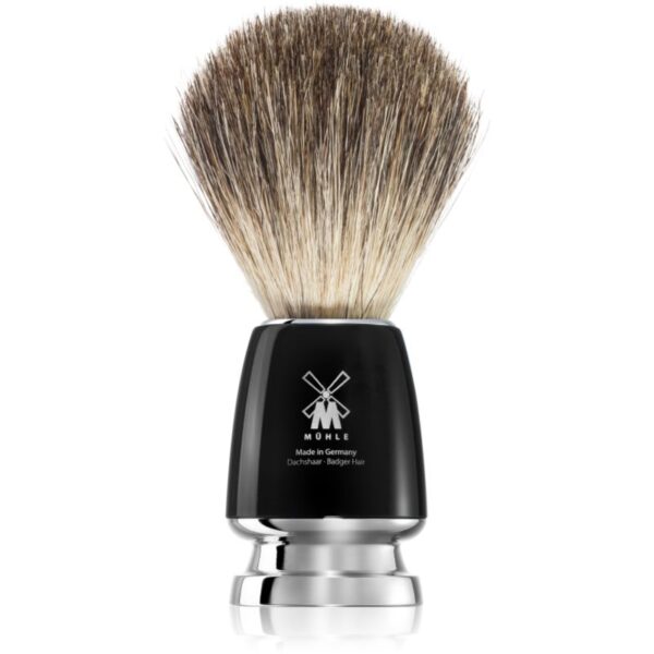 Mühle RYTMO Pure Badger pamatuf pentru ras din par de bursuc Black Resin 1 buc-ro